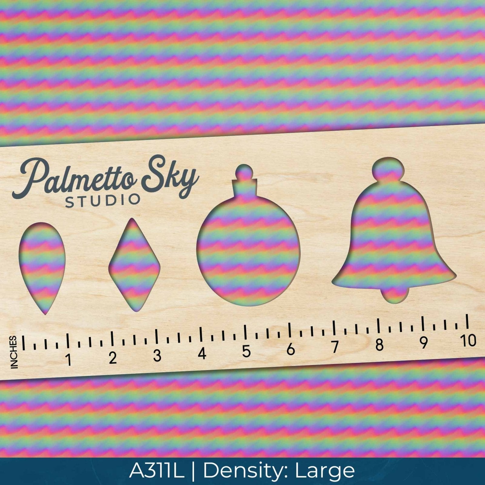 A311 Rainbow Psychedelic Ripples - Palmetto Sky Studio