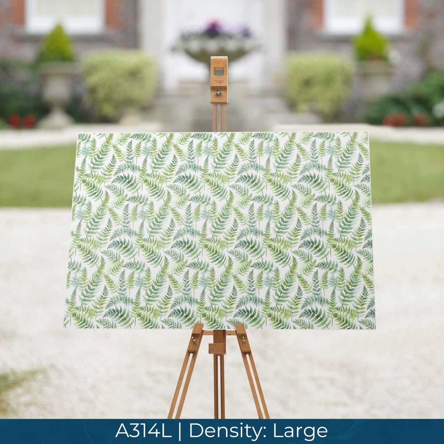 A314 White Watercolor Greenery - Palmetto Sky Studio