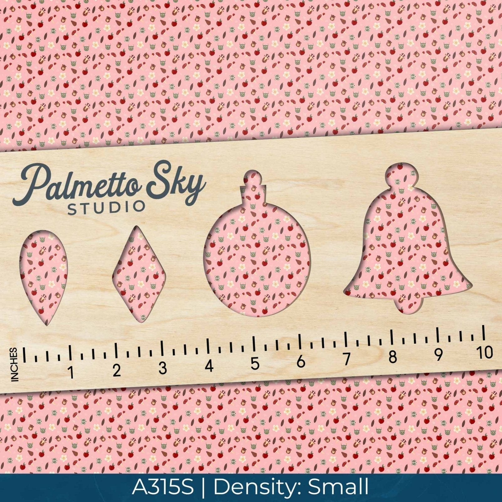 A315 Pink Woodland Critters - Palmetto Sky Studio