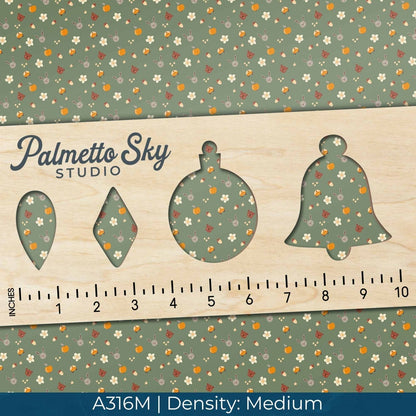 A316 Green Autumn Forest Critters - Palmetto Sky Studio