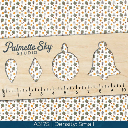 A317 White Autumn Forest Critters - Palmetto Sky Studio