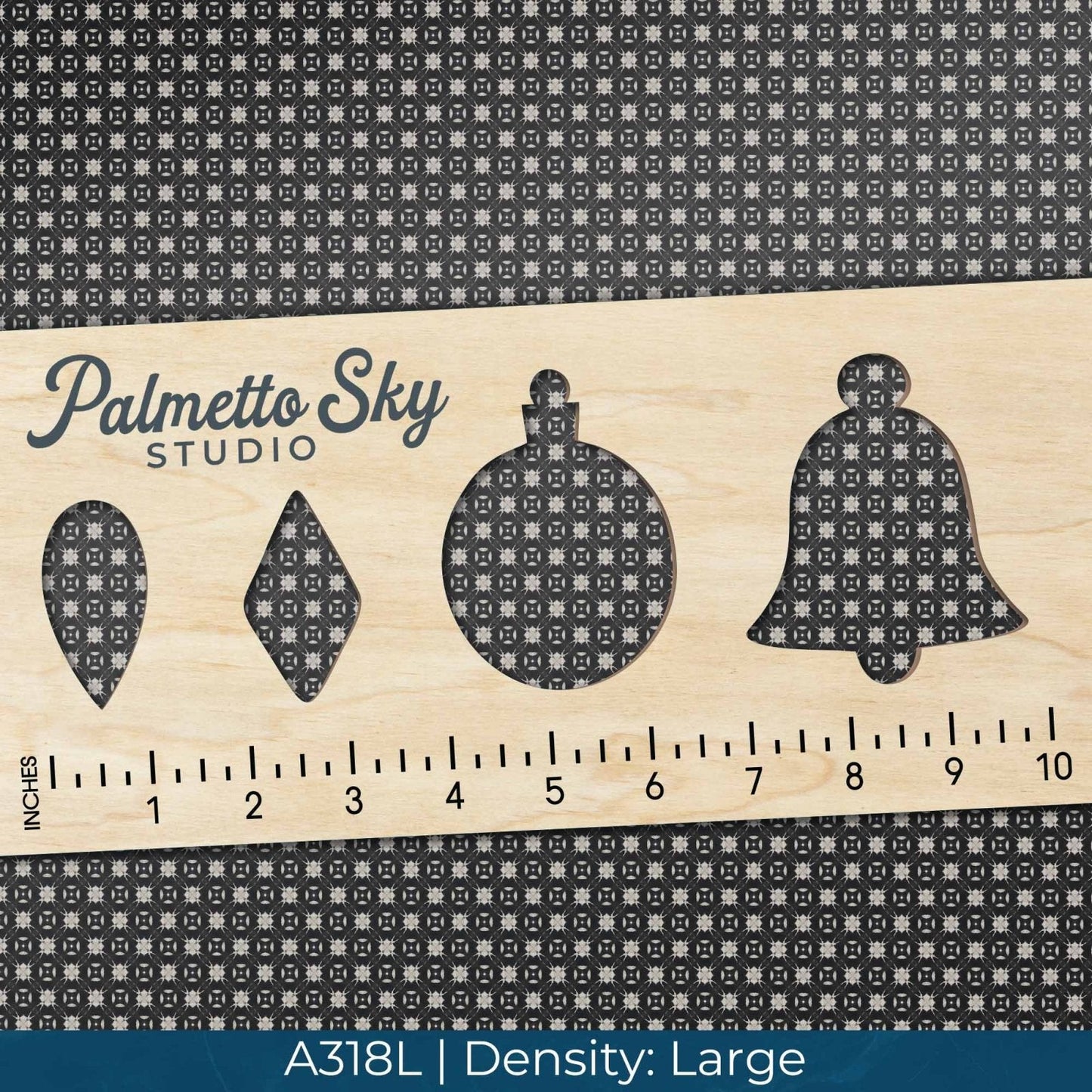 A318 Black White Geometric - Palmetto Sky Studio