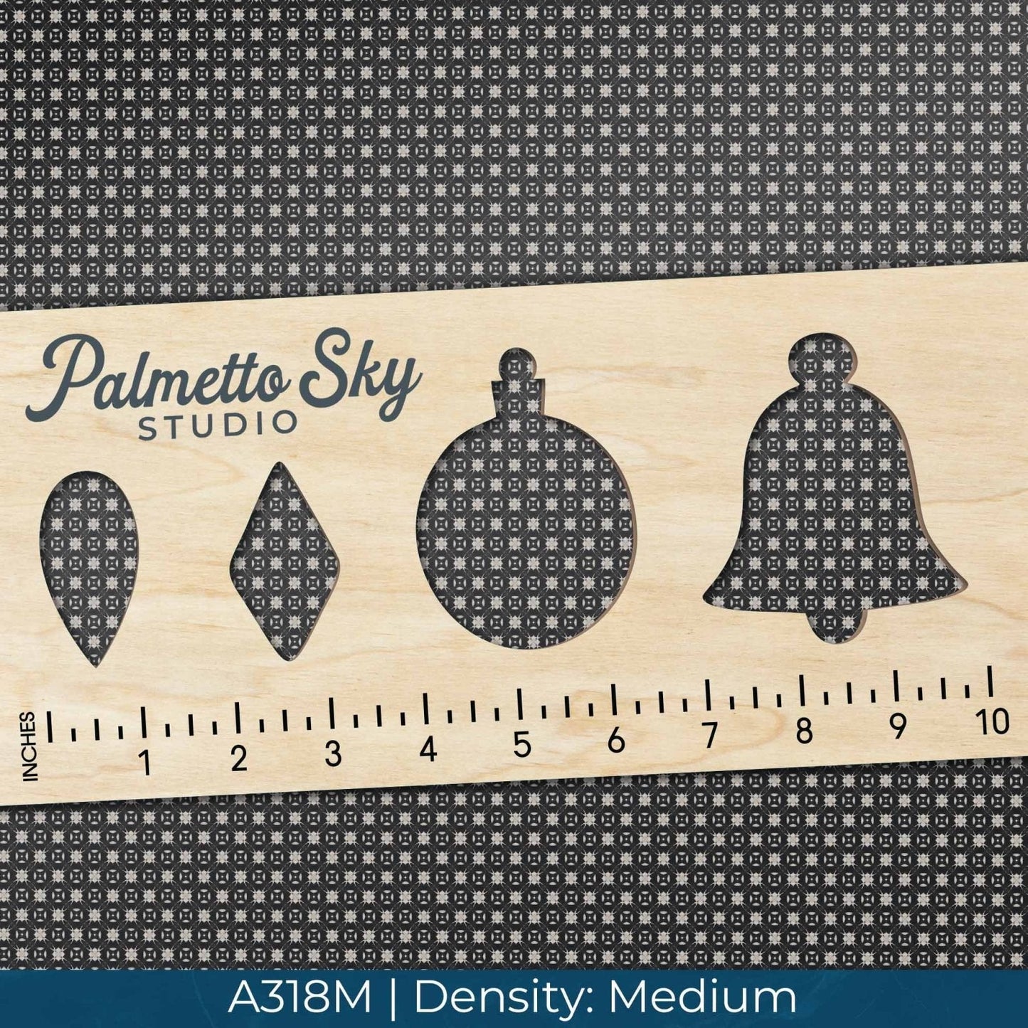 A318 Black White Geometric - Palmetto Sky Studio