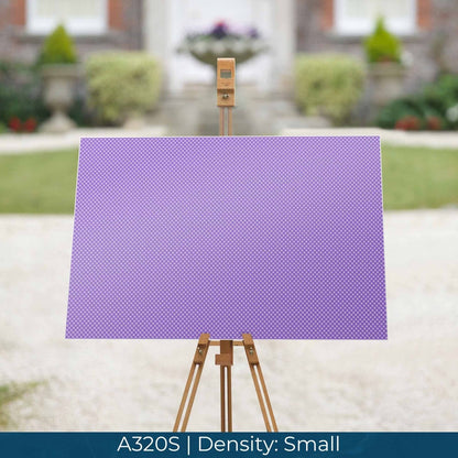 A320 Purple Geometric Flowers - Palmetto Sky Studio