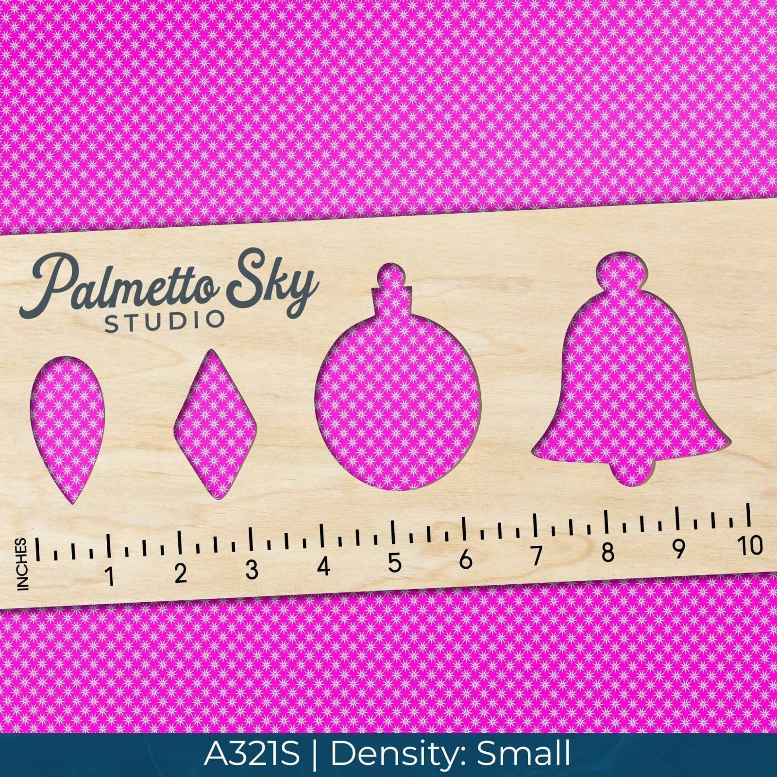 A321 Hot Pink Geometric Flowers - Palmetto Sky Studio