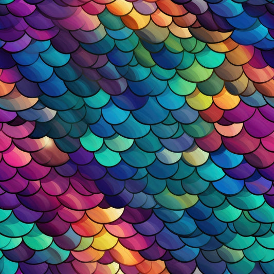 A322 Rainbow Fish Scales - Palmetto Sky Studio