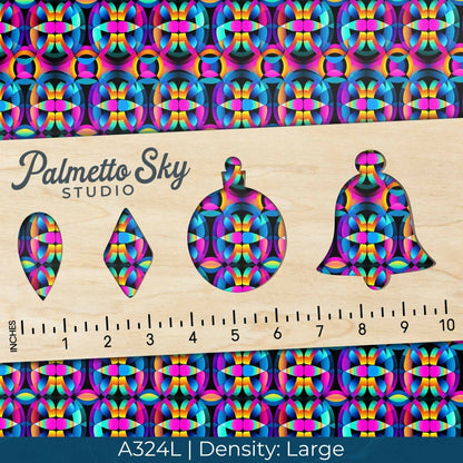 A324 Bright Kaleidoscope Shapes - Palmetto Sky Studio