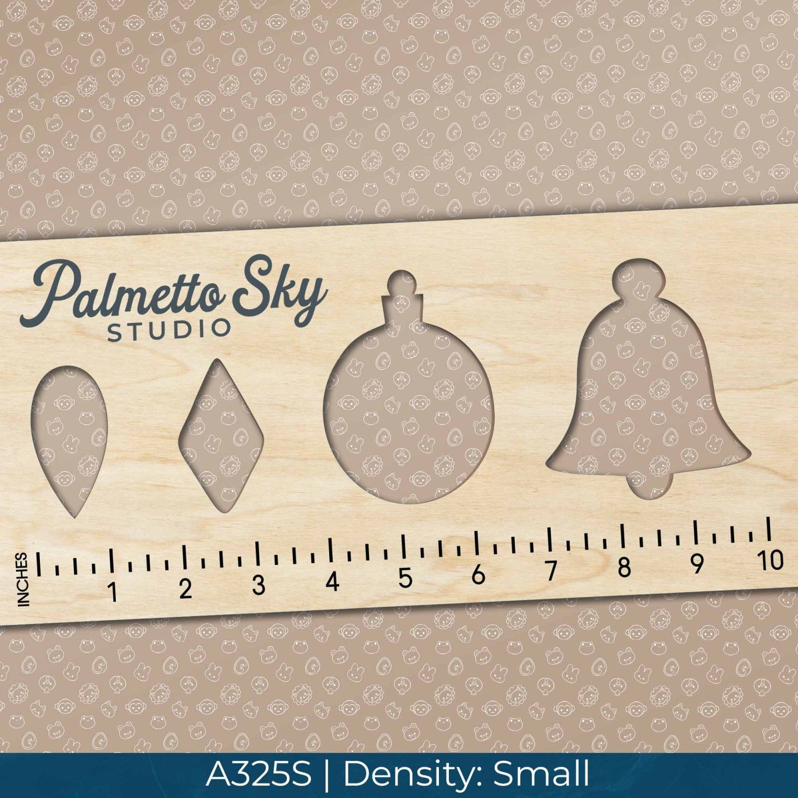 A325 Beige Baby Wild Animals - Palmetto Sky Studio