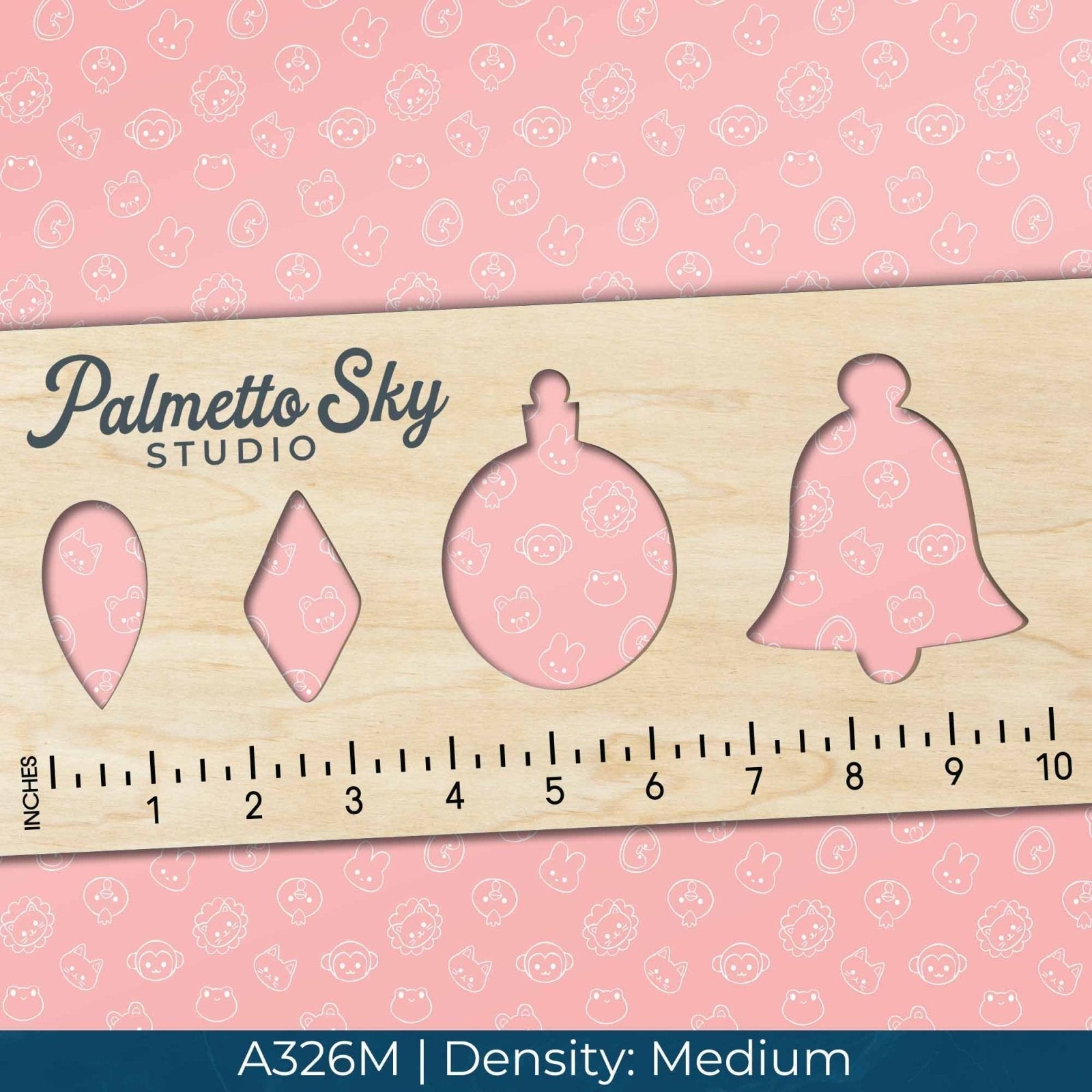 A326 Pink Baby Wild Animals - Palmetto Sky Studio