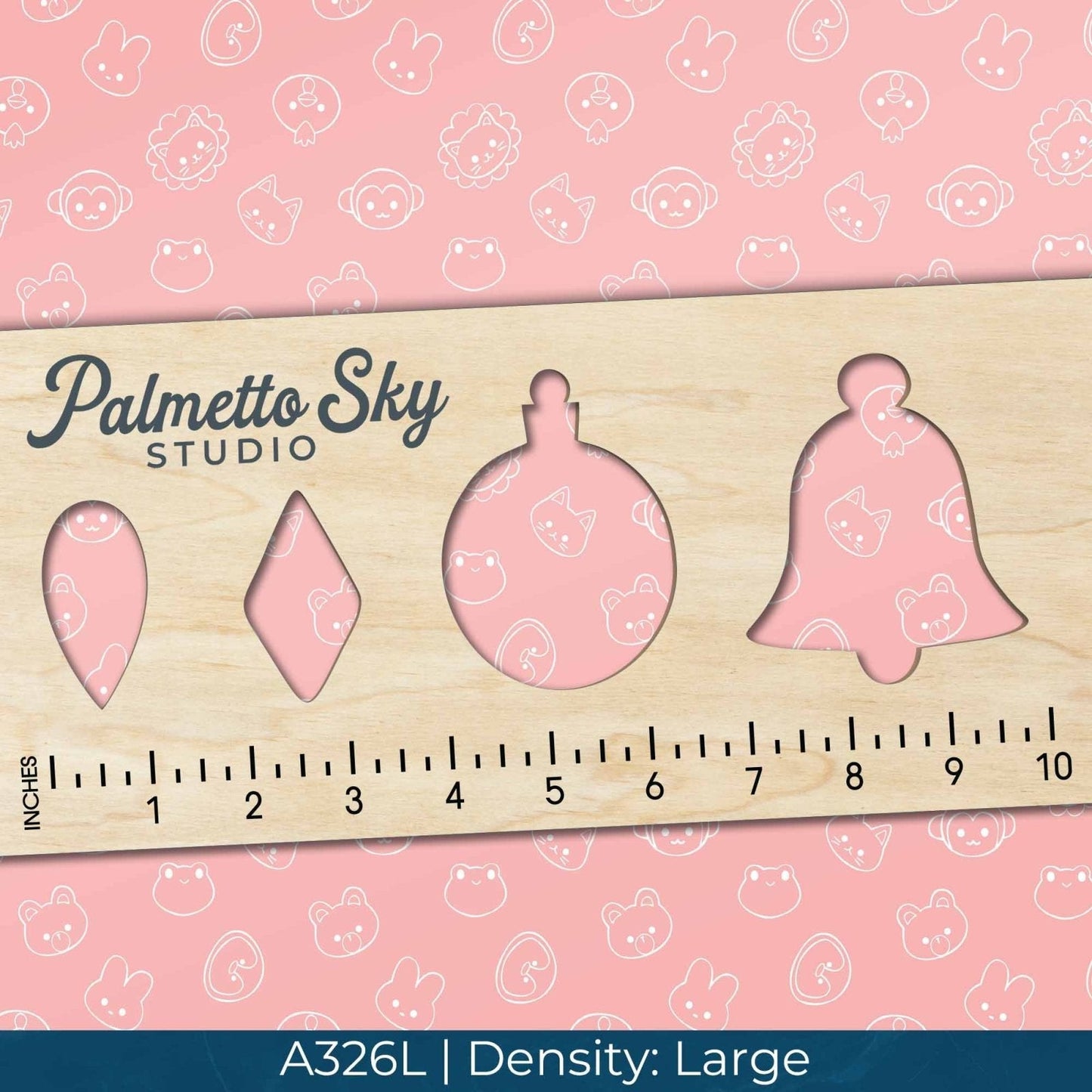 A326 Pink Baby Wild Animals - Palmetto Sky Studio