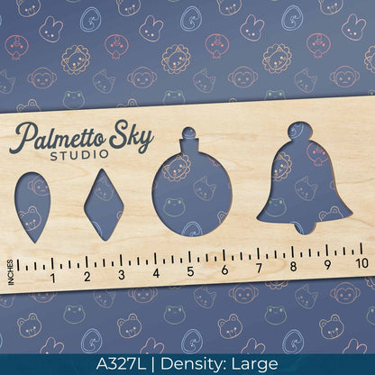 A327 Blue Baby Wild Animals - Palmetto Sky Studio