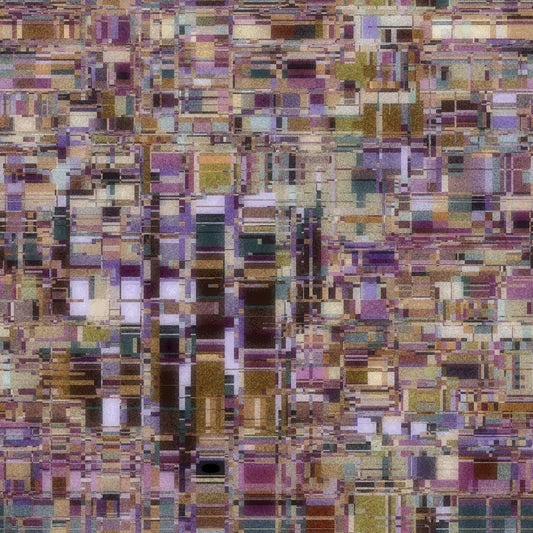 A329 Purple Abstract Glitch - Palmetto Sky Studio