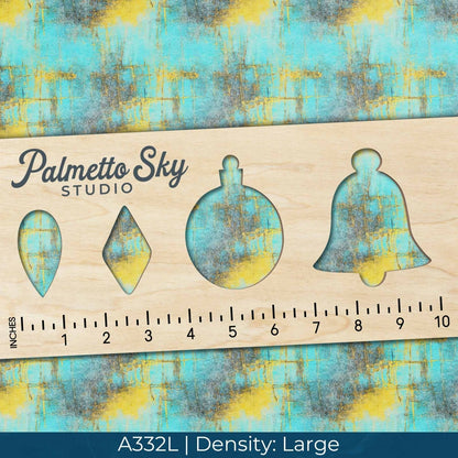 A332 Turquoise Yellow Stone - Palmetto Sky Studio