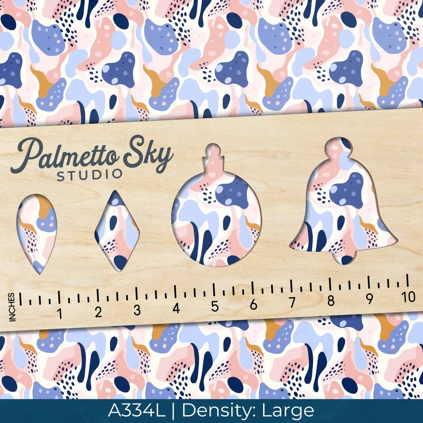 A334 Trendy Flowing Shapes - Palmetto Sky Studio