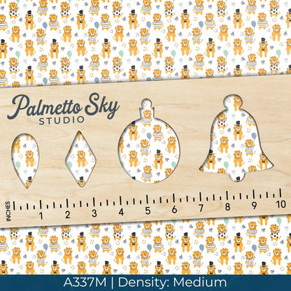 A337 White Party Lions - Palmetto Sky Studio