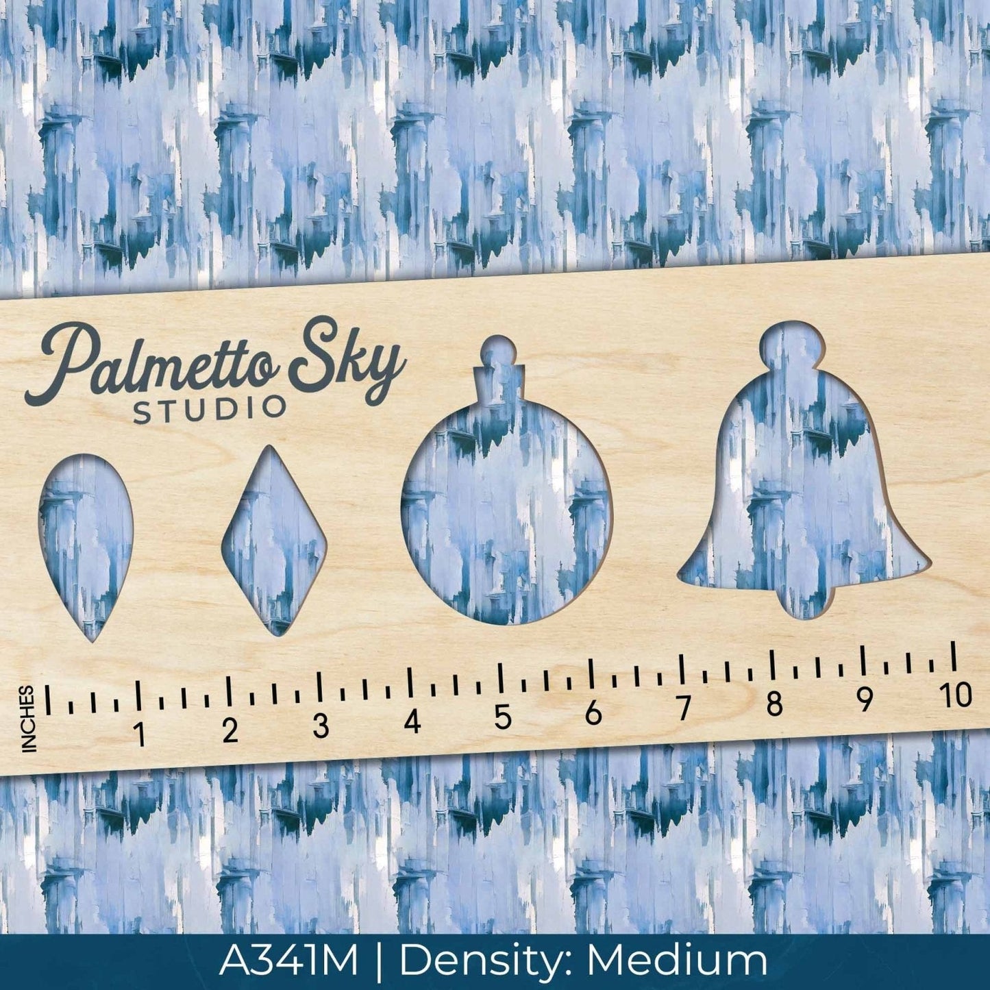 A341 Cracked Blue Paint - Palmetto Sky Studio