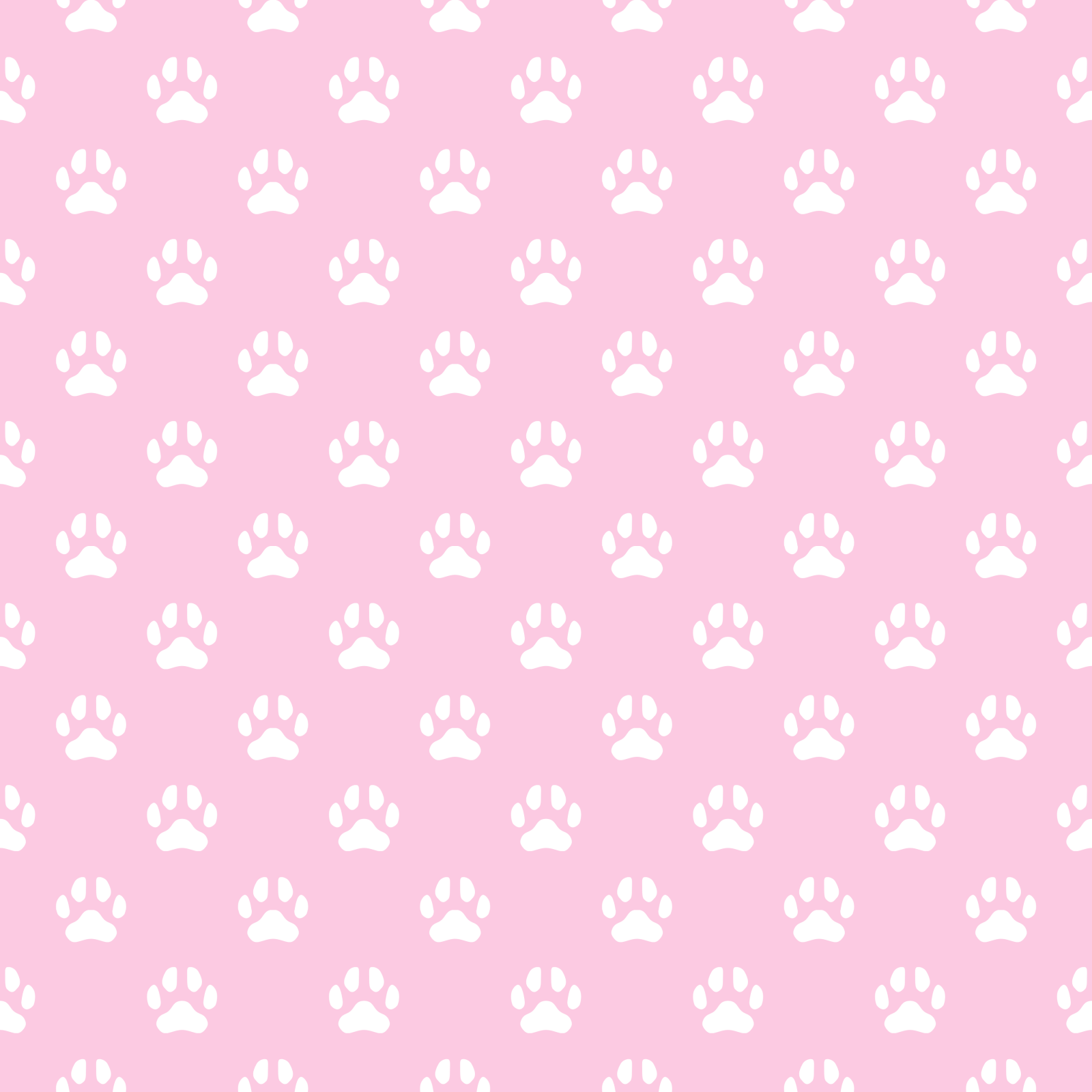 A345 Pink Paw Prints - Palmetto Sky Studio