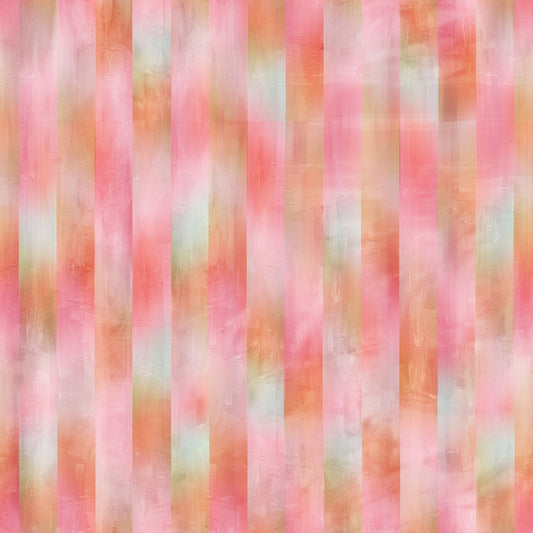 A348 Pink Watercolor Stripes - Palmetto Sky Studio