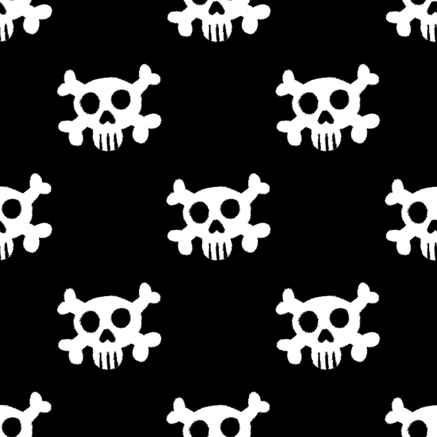 A352 Cute Skull Crossbones - Palmetto Sky Studio