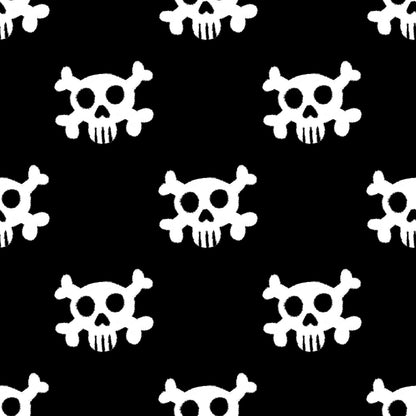 A352 Cute Skull Crossbones - Palmetto Sky Studio