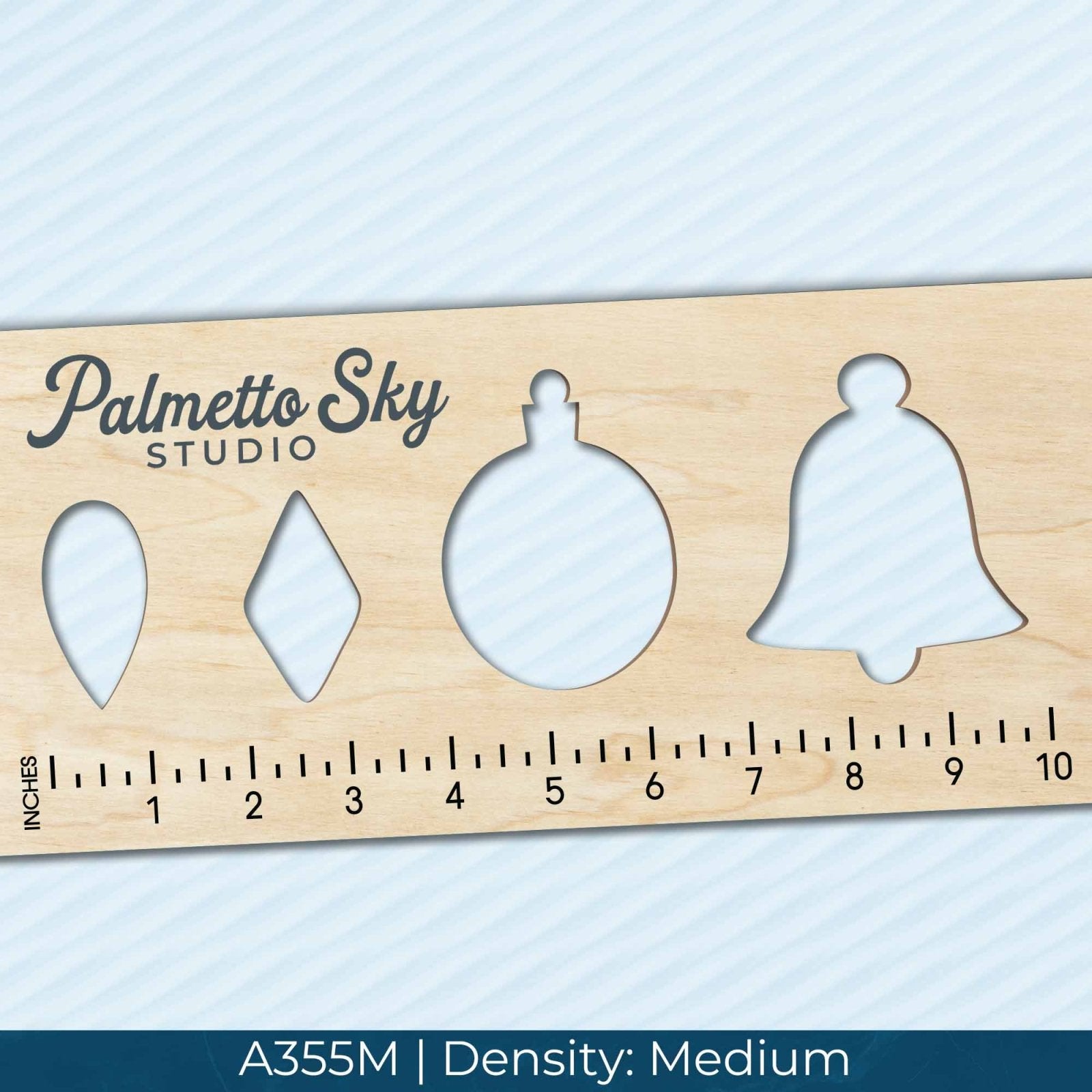 A355 Pale Blue Brushed Metal - Palmetto Sky Studio