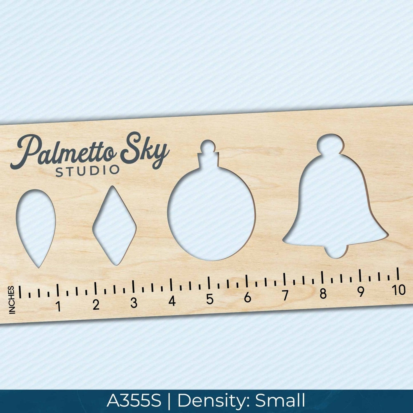 A355 Pale Blue Brushed Metal - Palmetto Sky Studio