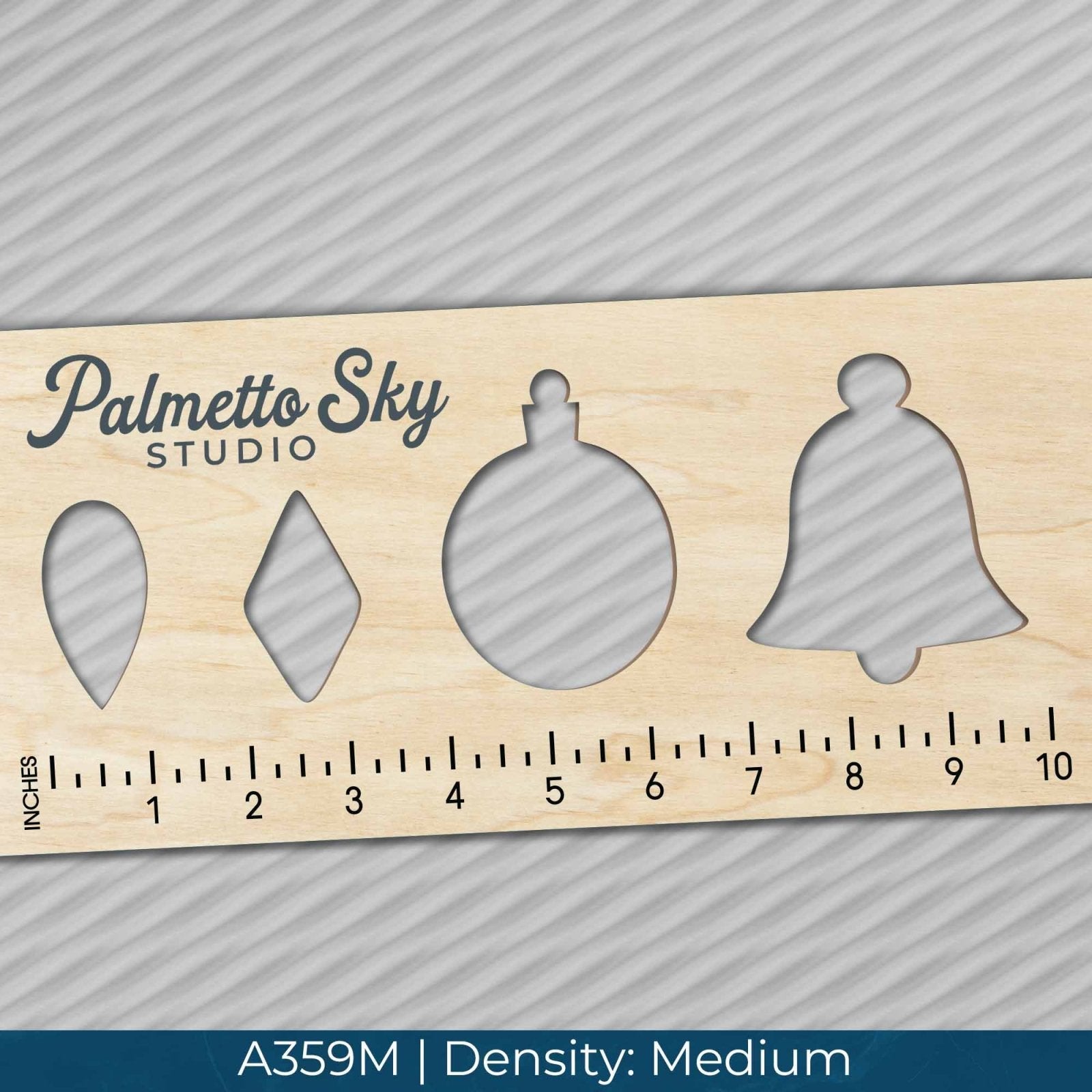 A359 Light Gray Brushed Metal - Palmetto Sky Studio