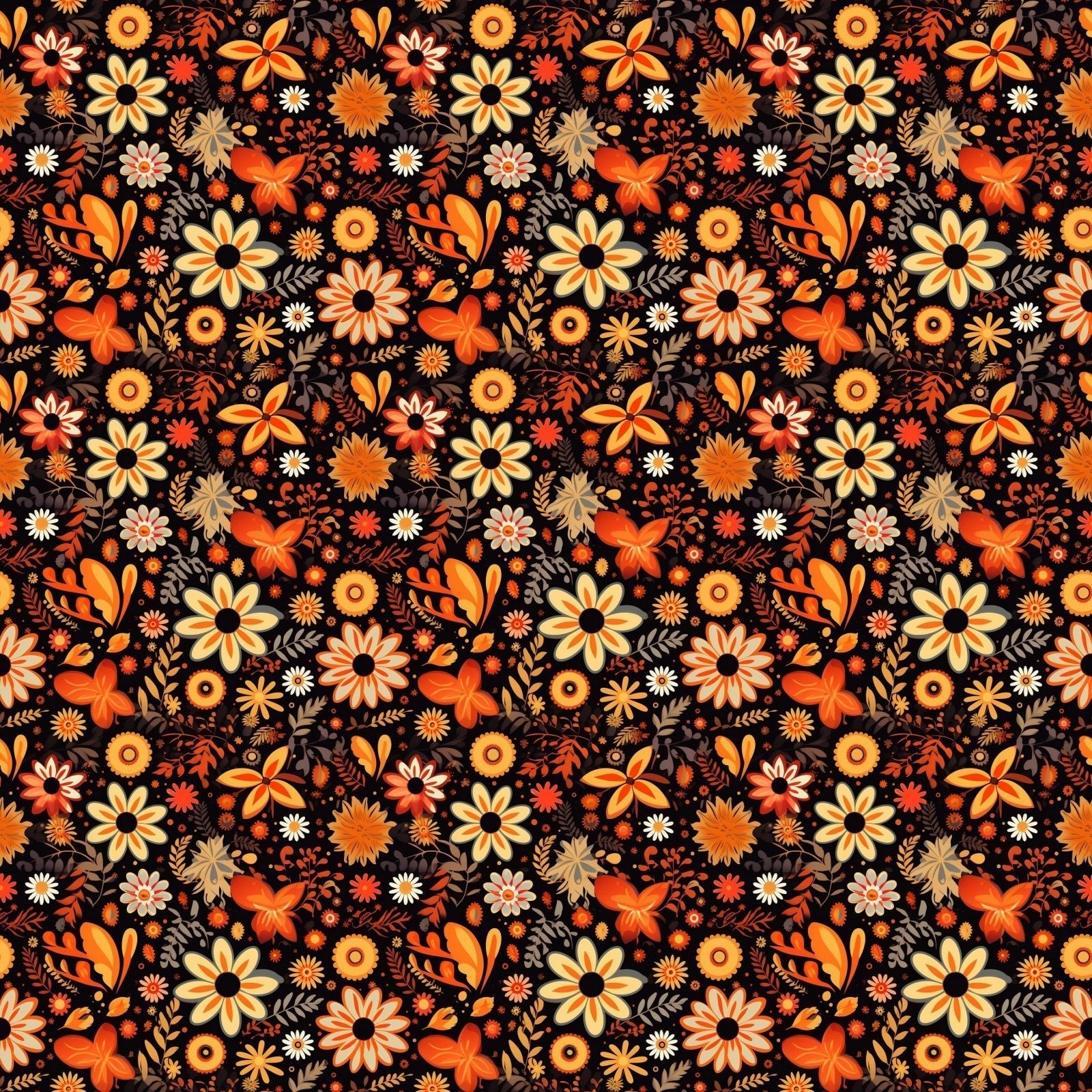 A360 Autumn Flower Blossoms - Palmetto Sky Studio