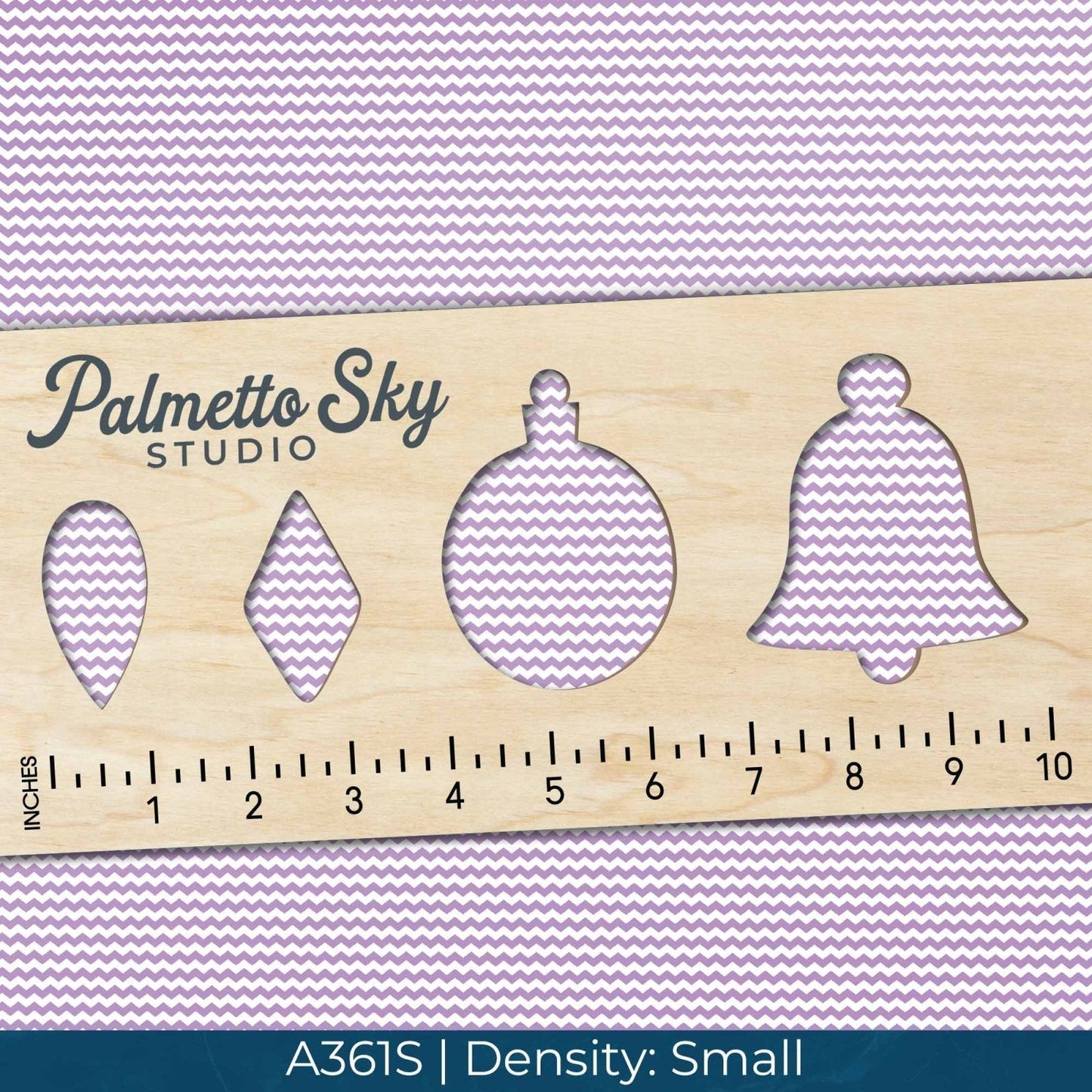 A361 Purple White Chevron - Palmetto Sky Studio