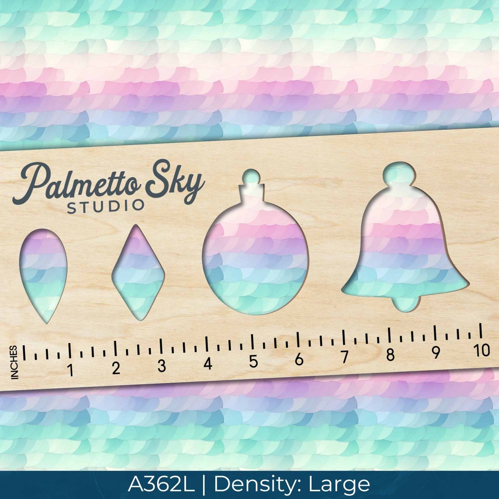 A362 Pastel Rainbow Scales - Palmetto Sky Studio