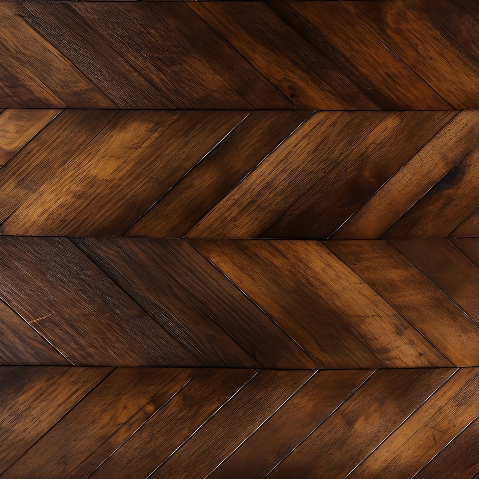 A363 Dark Wood Herringbone - Palmetto Sky Studio