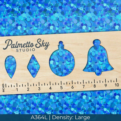 A364 Blue Confetti Circles - Palmetto Sky Studio