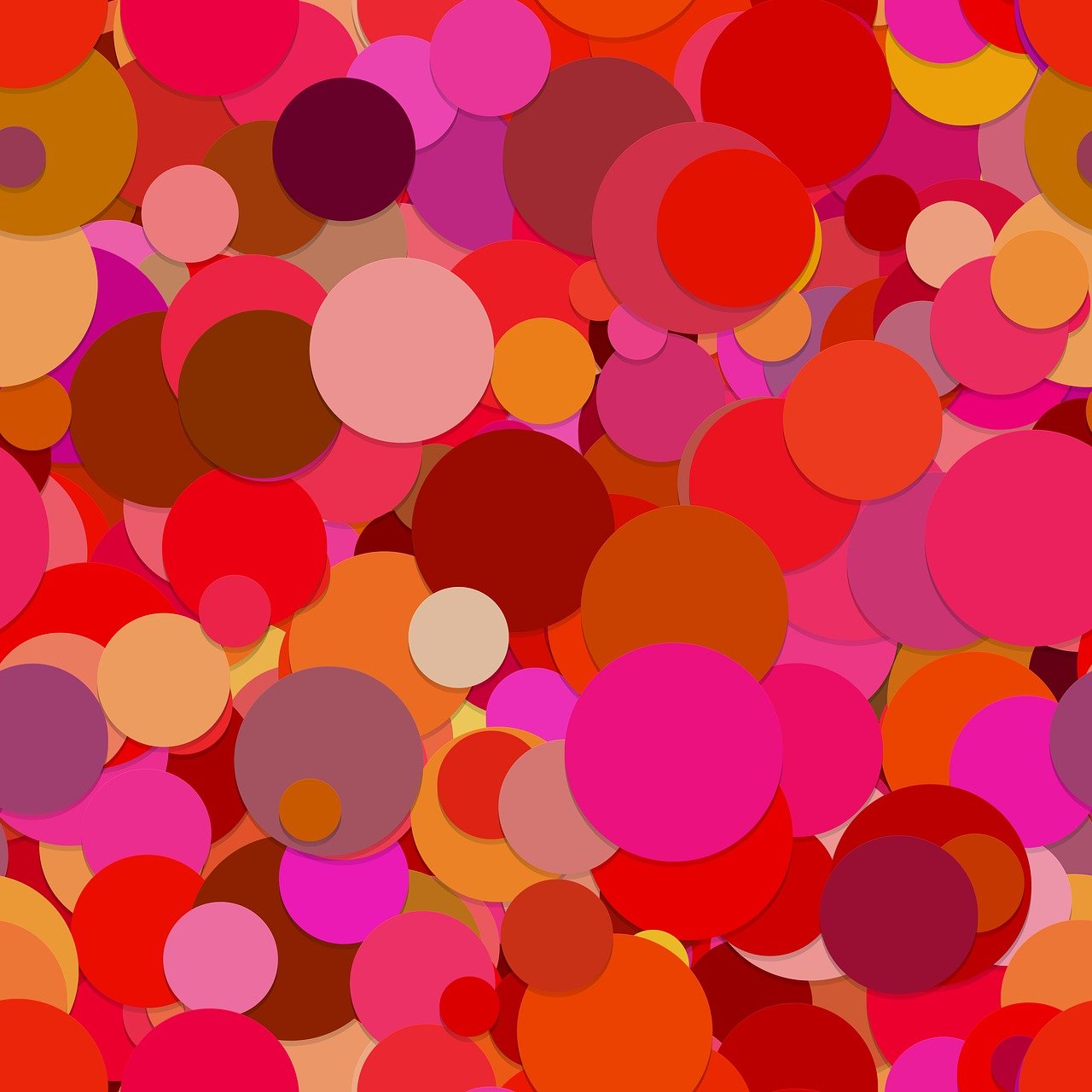 A365 Red Confetti Circles - Palmetto Sky Studio