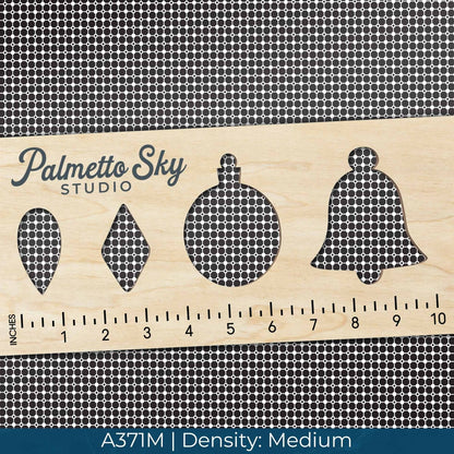 A371 Monochrome Dotted Grid - Palmetto Sky Studio