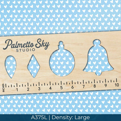 A375 Pastel Blue Hearts - Palmetto Sky Studio