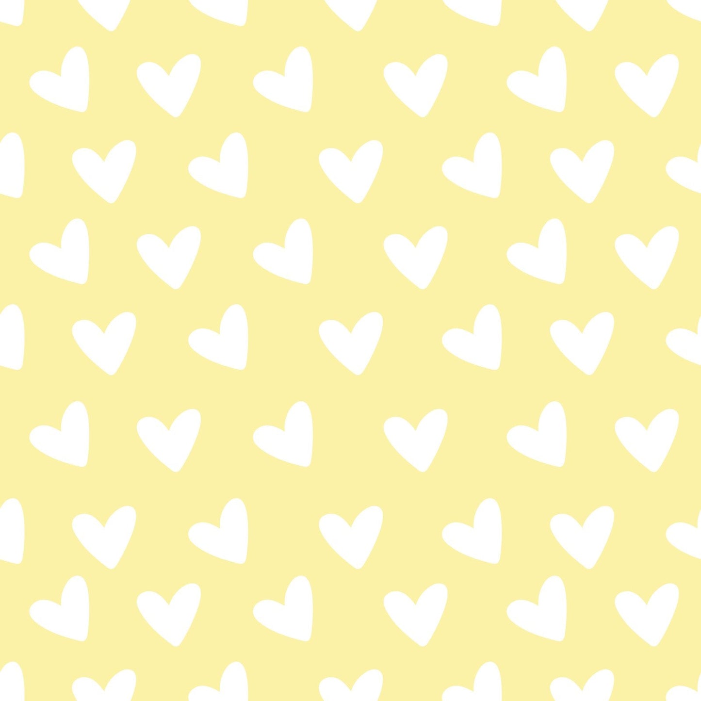 A377 Pastel Yellow Hearts - Palmetto Sky Studio