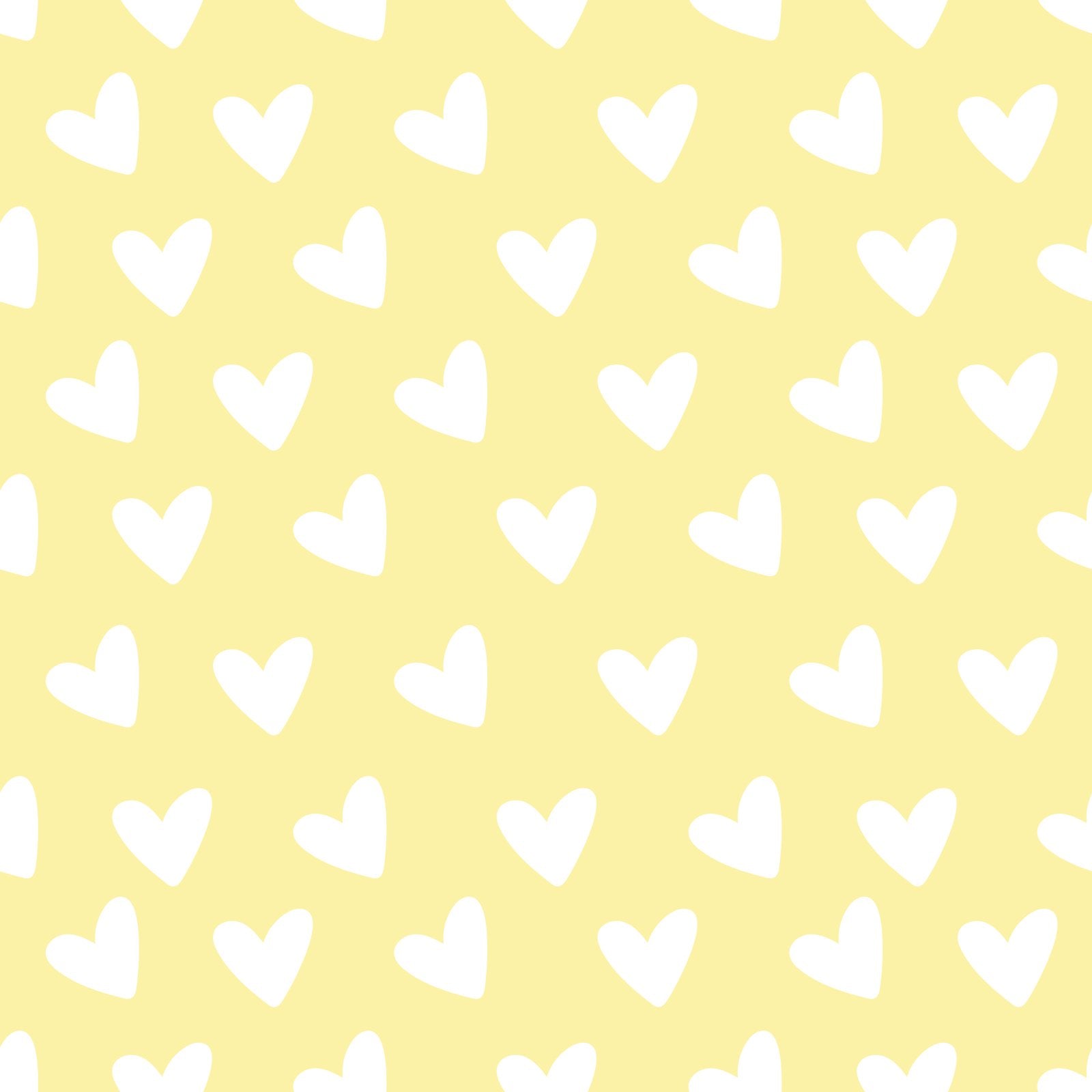 A377 Pastel Yellow Hearts - Palmetto Sky Studio