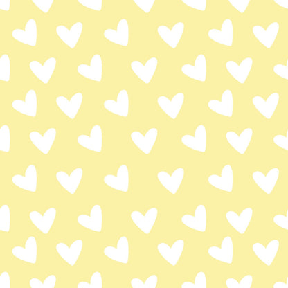 A377 Pastel Yellow Hearts - Palmetto Sky Studio