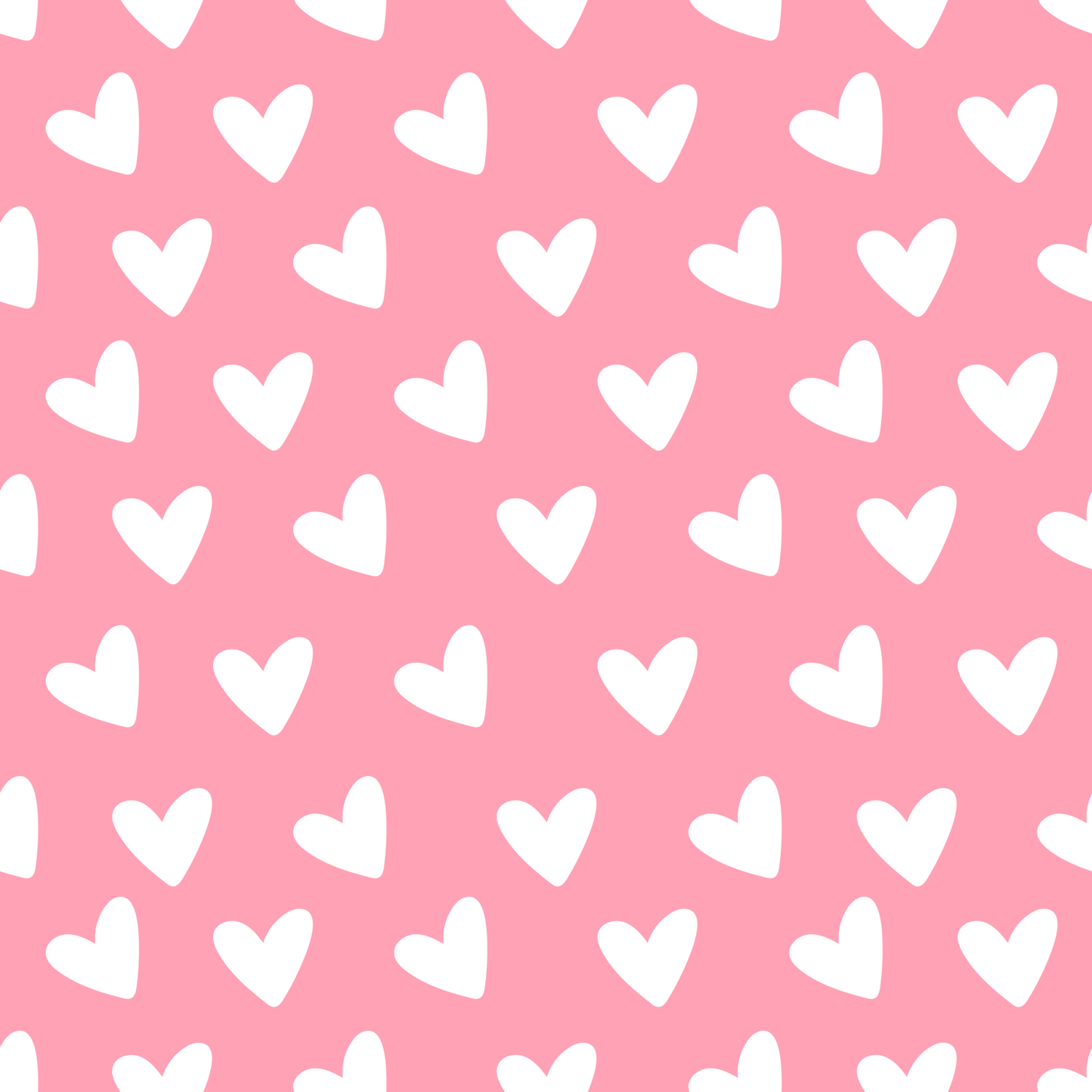 A378 Pastel Pink Hearts - Palmetto Sky Studio