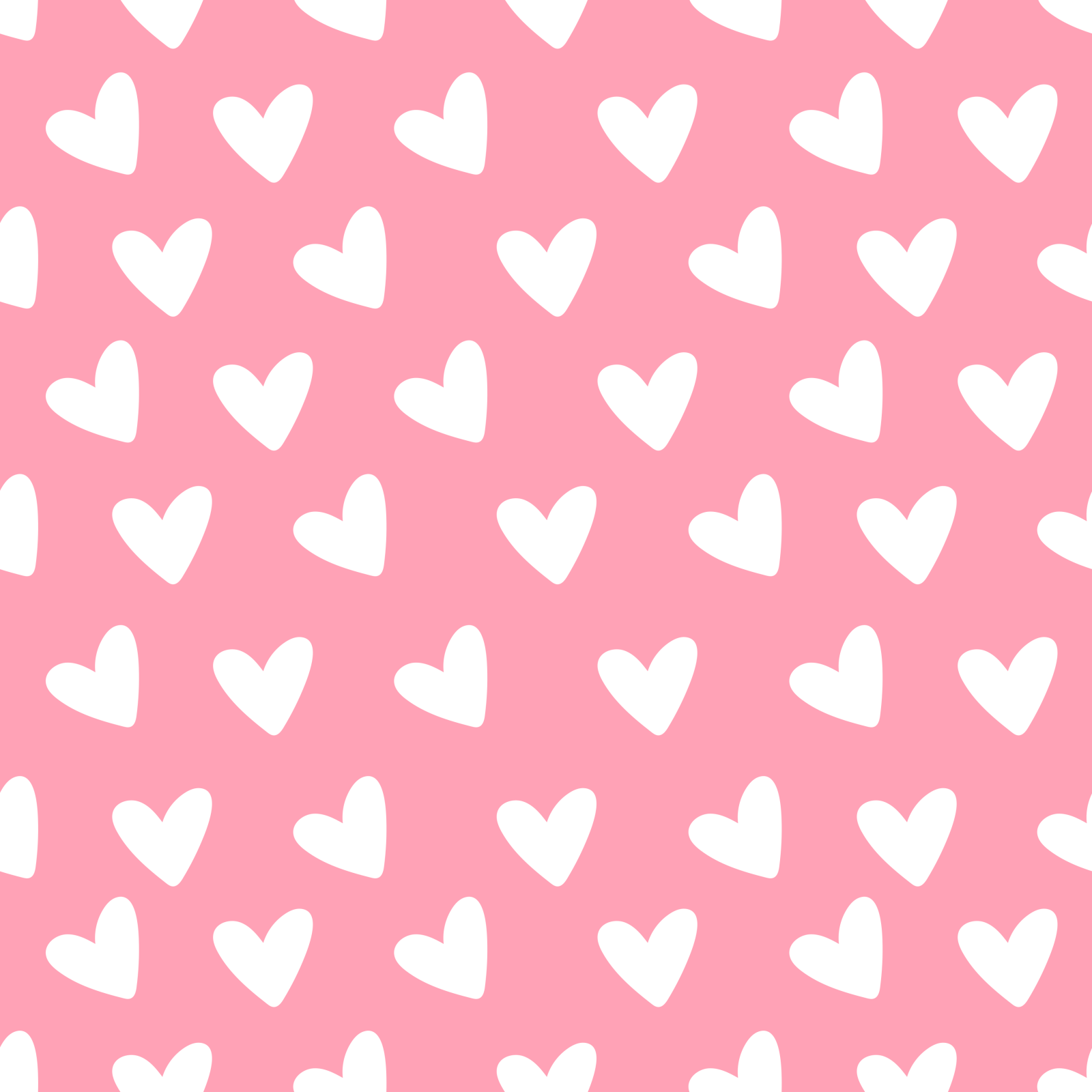 A378 Pastel Pink Hearts - Palmetto Sky Studio