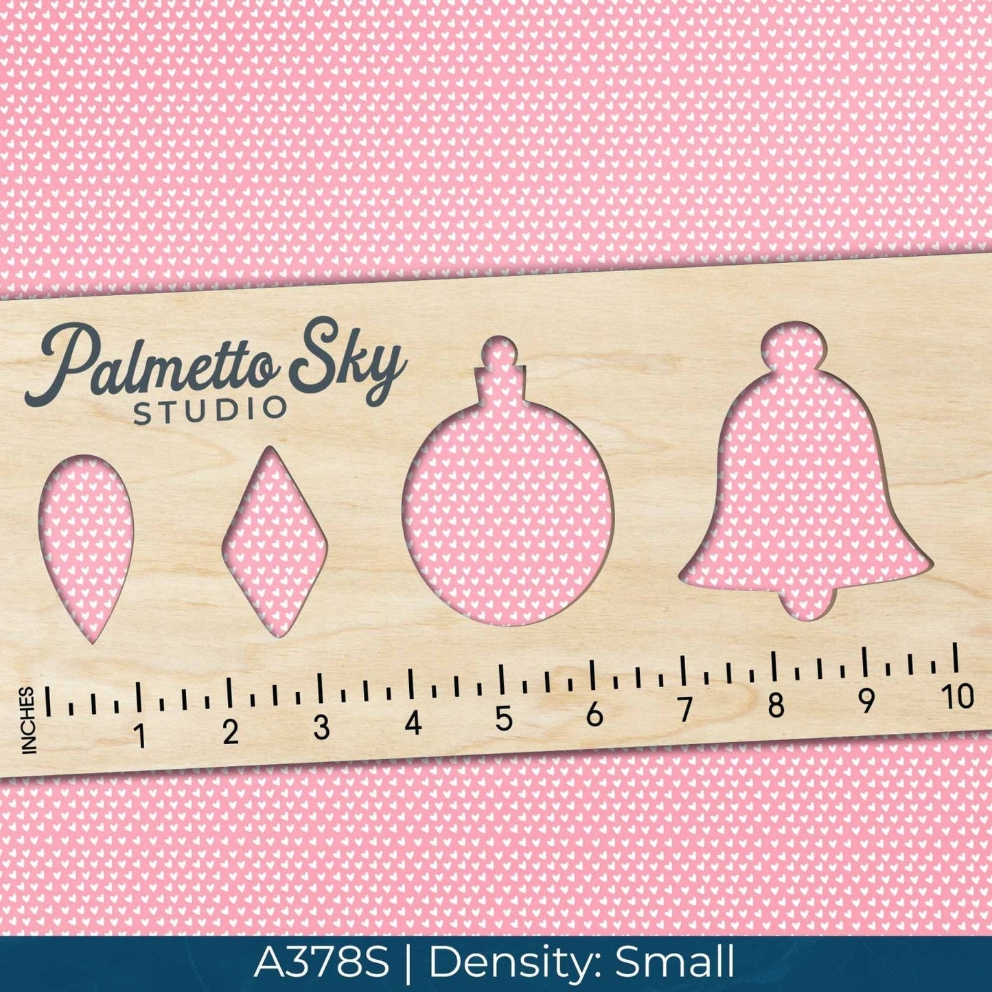 A378 Pastel Pink Hearts - Palmetto Sky Studio