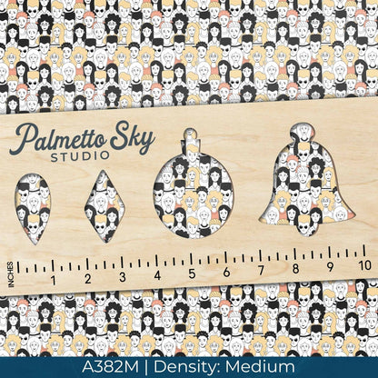 A382 People Faces Doodles - Palmetto Sky Studio