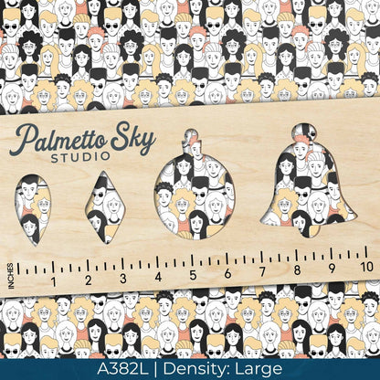 A382 People Faces Doodles - Palmetto Sky Studio