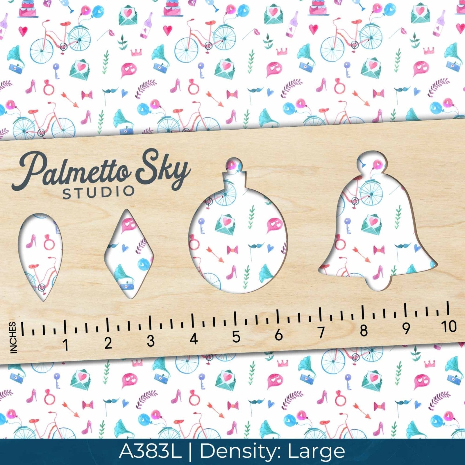A383 Watercolor Wedding Illustrations - Palmetto Sky Studio