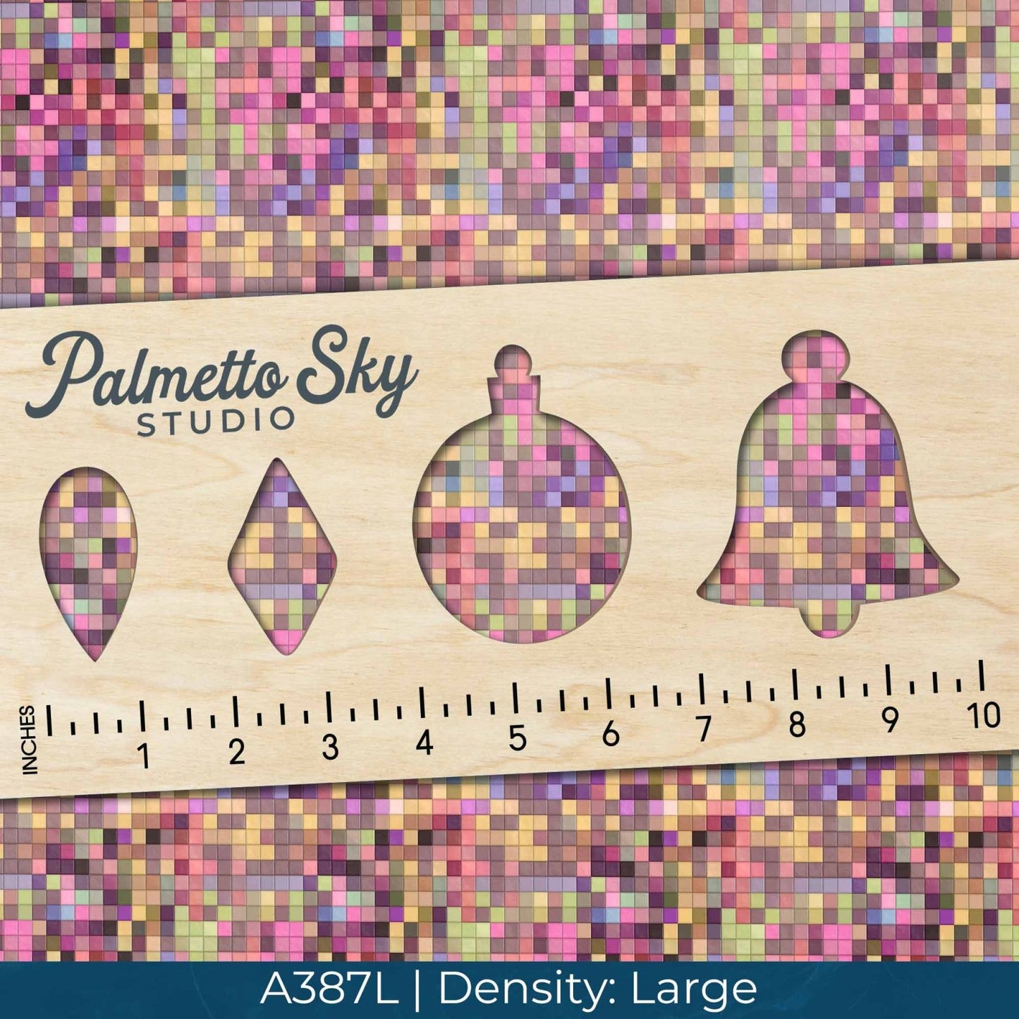 A387 Multicolored Tile Pattern - Palmetto Sky Studio