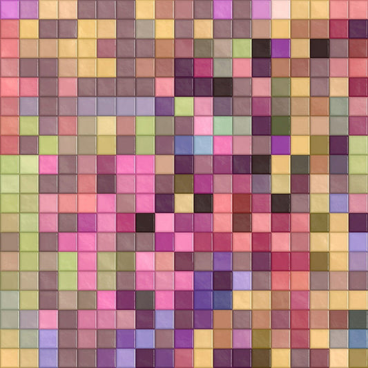 A387 Multicolored Tile Pattern - Palmetto Sky Studio