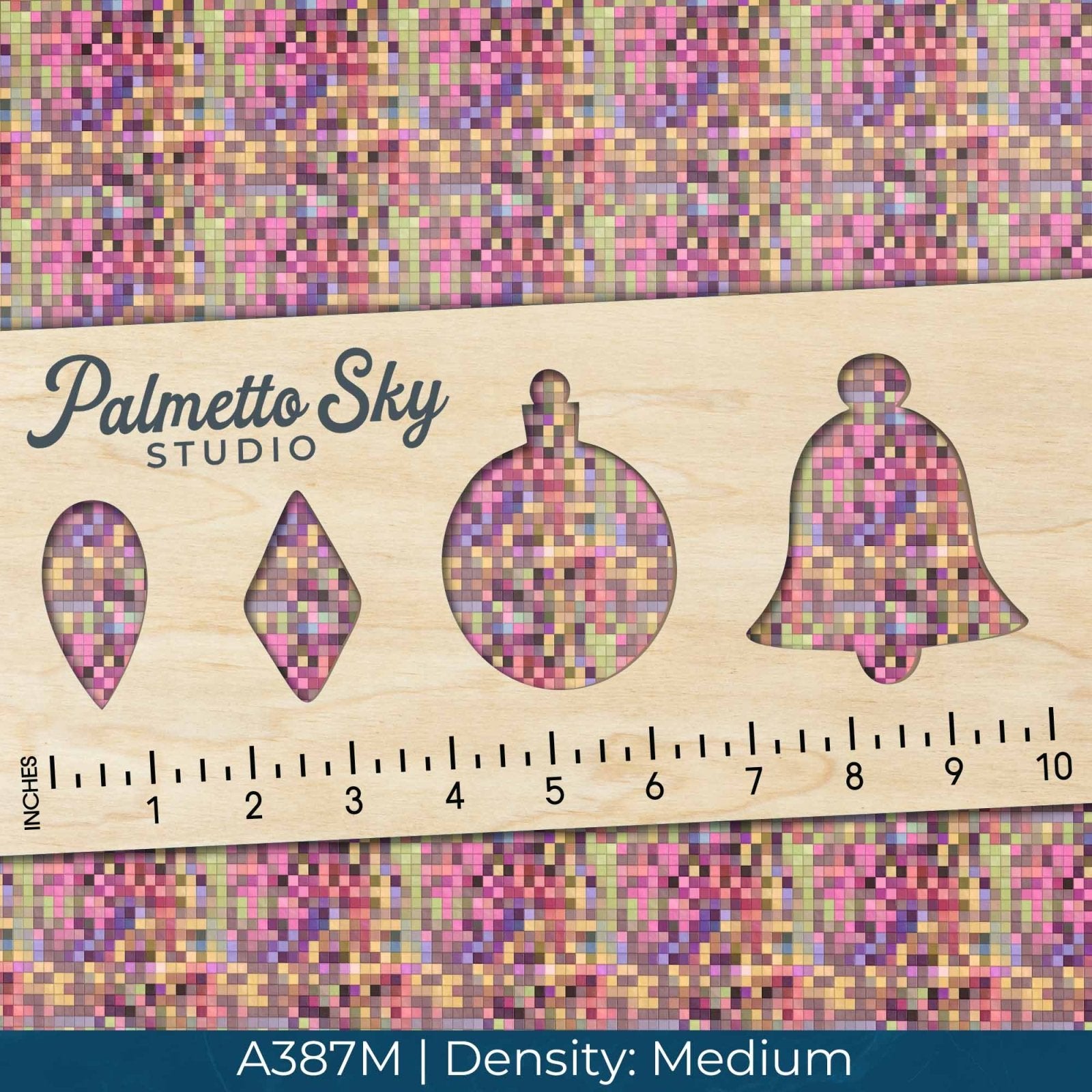 A387 Multicolored Tile Pattern - Palmetto Sky Studio