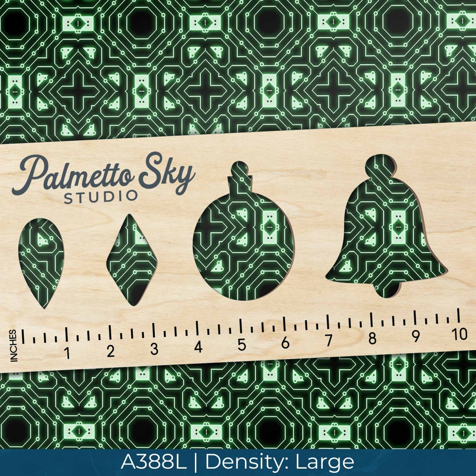 A388 Glowing Technic Tile - Palmetto Sky Studio