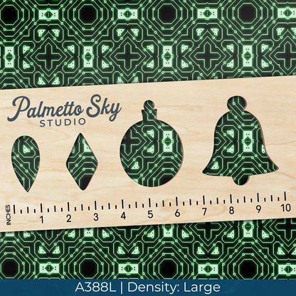 A388 Glowing Technic Tile - Palmetto Sky Studio