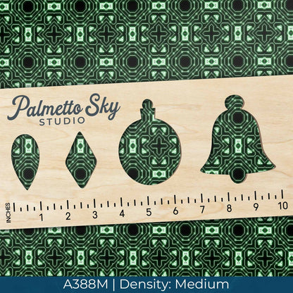 A388 Glowing Technic Tile - Palmetto Sky Studio